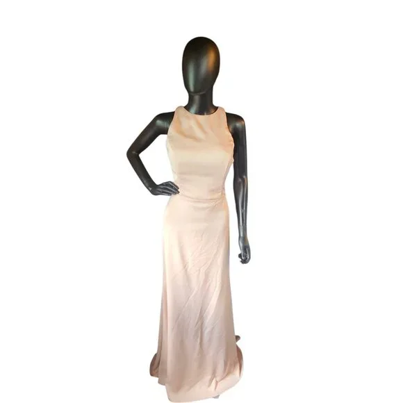 Hayley Paige Occasions | Dresses | Hayley Paige Froze Crepe Maxi Formal  Dress | Poshmark